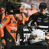 Lando Norris (left) had a compelling battle with his teammate, Piastri.
