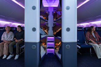 There will be just six Skynest pods on board the planes.