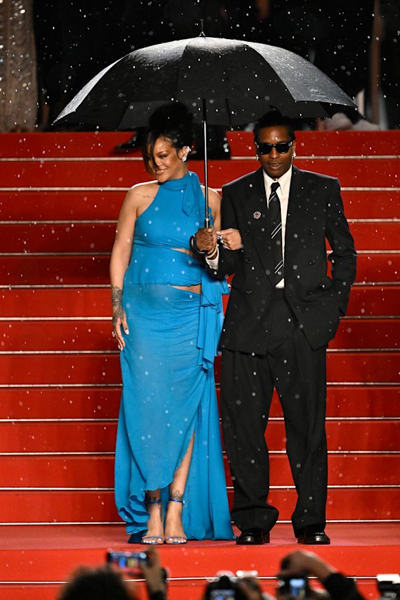 Rihanna and A$AP Rocky. 