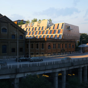 The “ridgeline” of the museum’s new development.