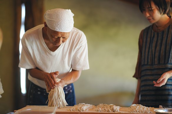 Soba, or buckwheat noodles, became popular because buckwheat could grow in thin mountain soils where little else would.