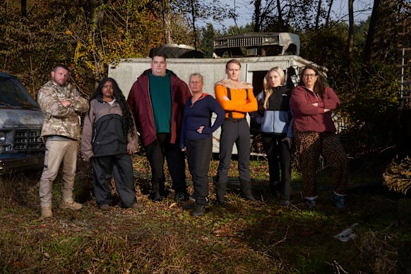 Some of the contestants on new series Apocalypse who must survive with no food, no power and no running water.