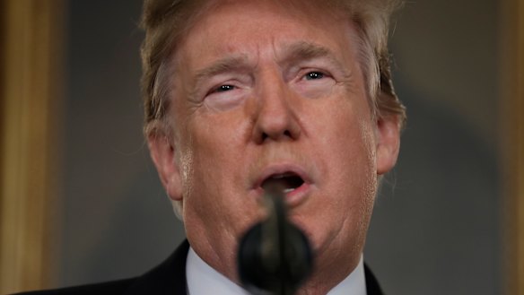 US President Donald Trump 