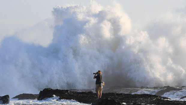 Big swells are expected along the Queensland coast.