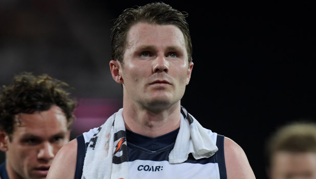 Geelong are taking a cautious approach with Patrick Dangerfield.