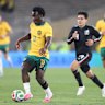 Nestory Irankunda showing off his skills in a pre-World Cup match against Mexico last month.