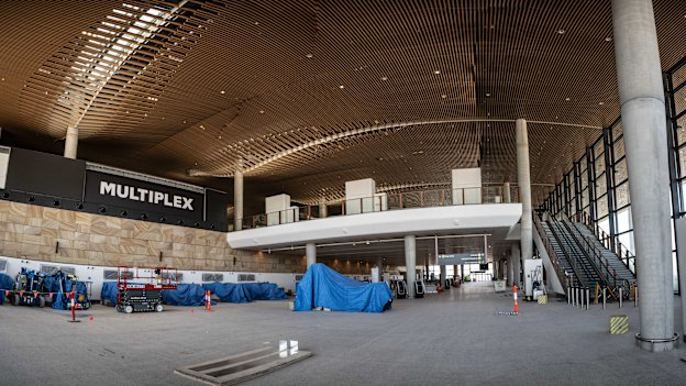 Passengers will check in on the terminal’s ground floor.