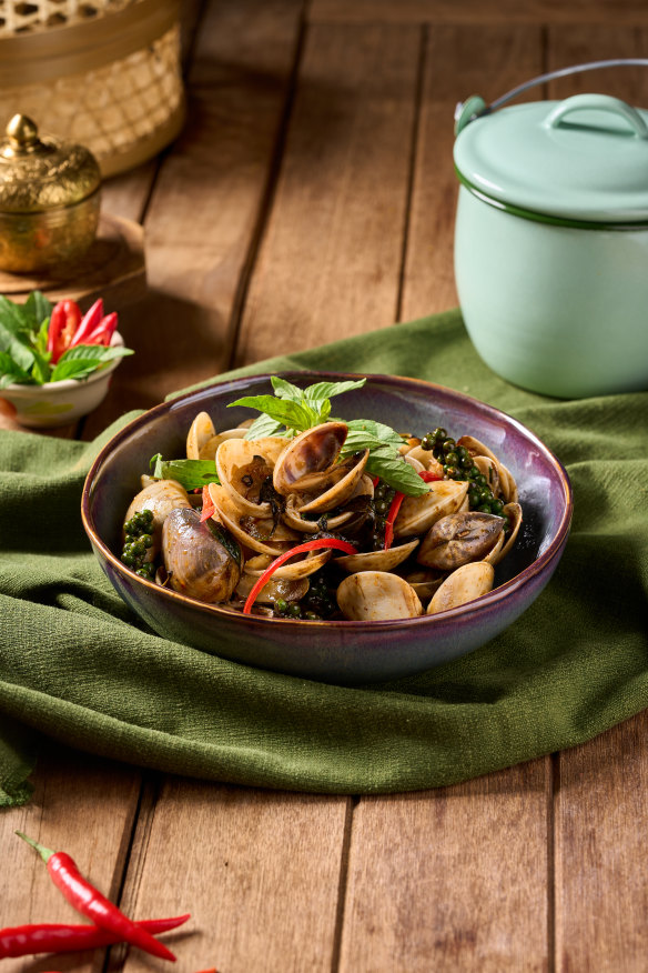 Baby clam chili jam.
