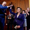 In one of her final acts, Pelosi oversees passage of bill protecting same-sex, interracial unions