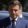 Macron’s centrists hold tiny edge over left after vote