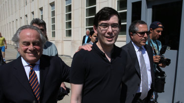Shkreli, 34, is best known for raising the price of a drug, Daraprim, by 5000 per cent in a move that was widely condemned by the public and politicians.