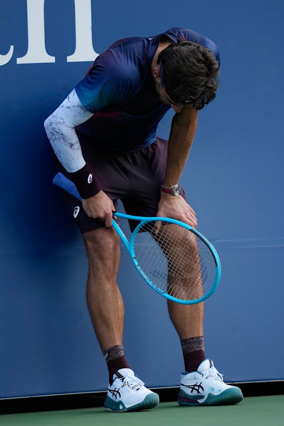 An ailing Lorenzo Musetti was a shock loser to his world No.123 opponent.