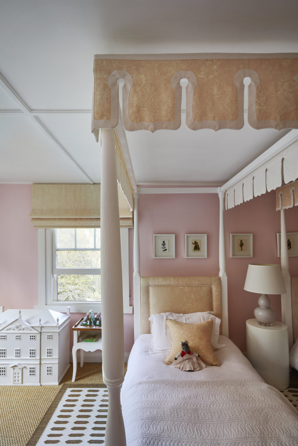“I designed the beds based on my childhood bedroom in Ireland and as 
I couldn’t find a doll’s house I liked, I designed this one in a Georgian style.”