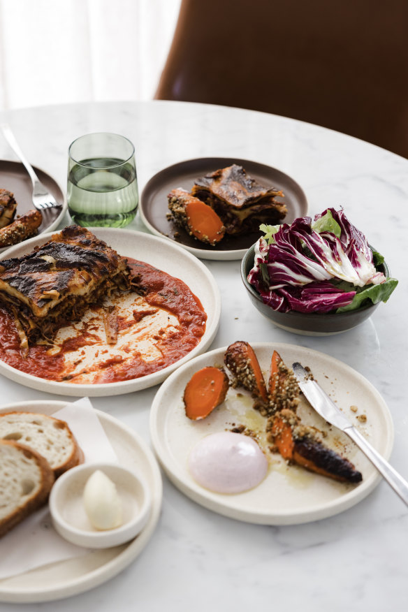 Dishes from the Beltana menu.