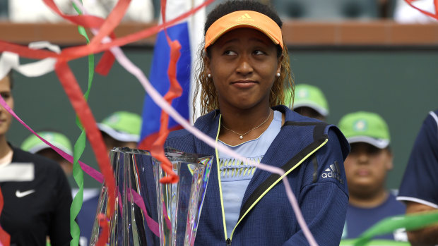 Naomi Osaka had a memorable post-match presentation at Indian Wells.