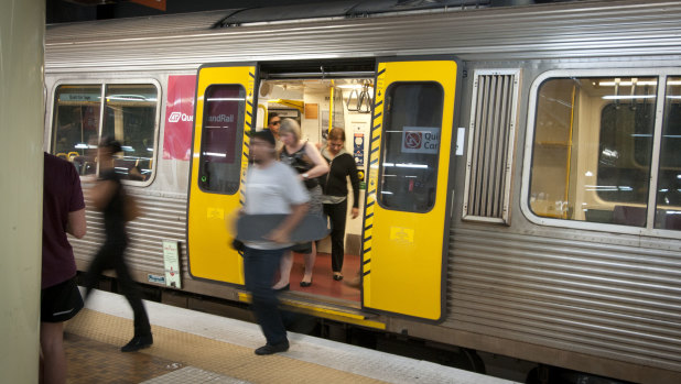 Trains have been delayed across all Brisbane lines, causing peak hour chaos.