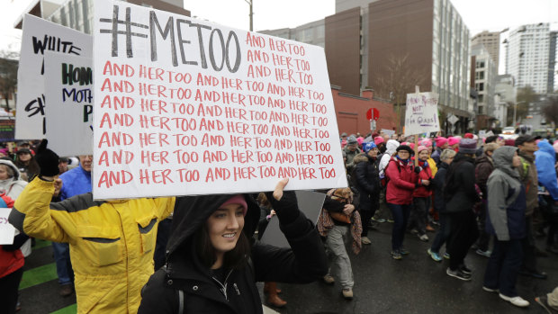 A #MeToo march in the United States.