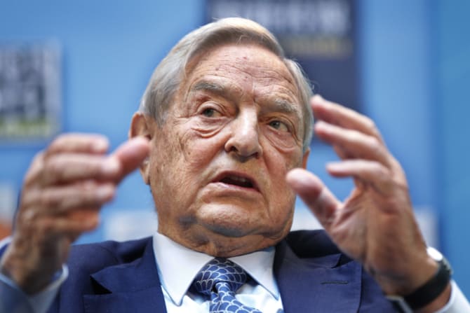 Soros George Soros has sent a huge warning to the EU in his speech in Paris this year.