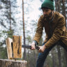 Logging on: the grounding vibe of chopping wood