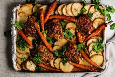 Arabic chicken and potatoes 