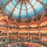 Galeries Lafayette shopping mall in Paris.