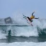 Molly Picklum in action at Bells Beach on Friday. Photo: World Surf League.