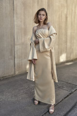 Couture gown by Sam Oglialoro.