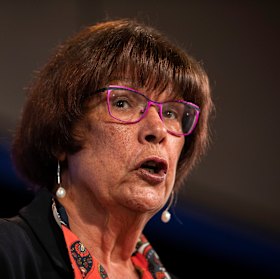 Pat Turner presented the Dr Charles Perkins Memorial Oration on Thursday. Ms Turner is the niece of the legendary Aboriginal leader.