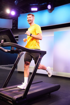 Treadmill running instructor Jon Hosking.