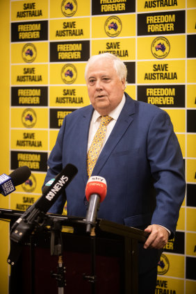 The $7.1 million Clive Palmer’s Mineralogy tipped to the United Australia Party at the last election returned one Senate seat.