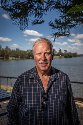 Ex Nationals leader former deputy premier Pat McNamara in Nagambie.