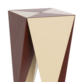The folded “Chatterbox” stool.