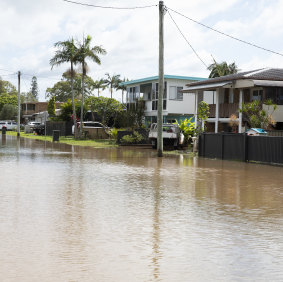 Ballina under flood