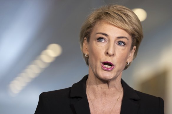 Former attorney-general Michaelia Cash.