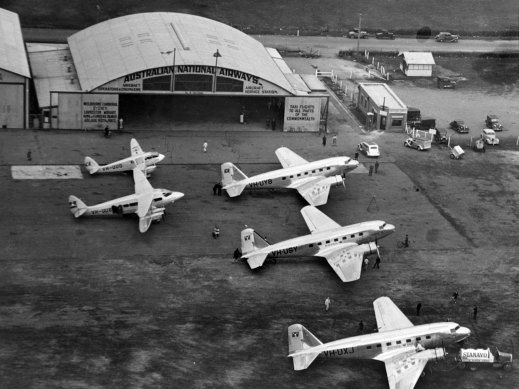 Shortstop’s Essendon airport hangar served as national airline ANA’s hangar in 1934. 