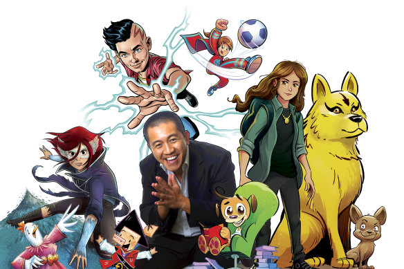 Anh Do wants to create a movie or TV series using many of the characters from his children’s books. 