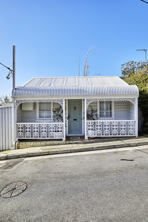 A double-fronted, two-bedroom workers’ cottage in inner Sydney.