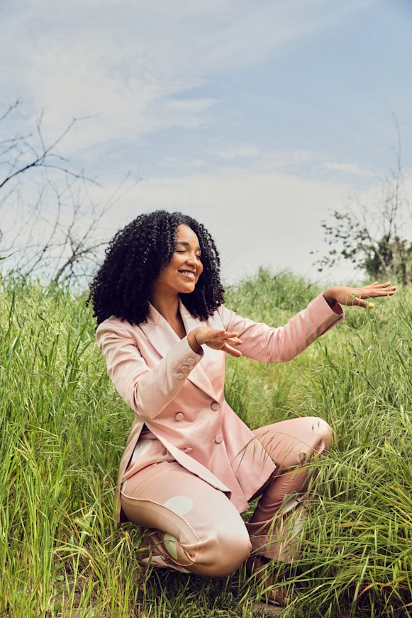 “I’m not saying that all women 
don’t feel like that sometimes, but especially black women do and 
playing Kat taught me to shed that a little."