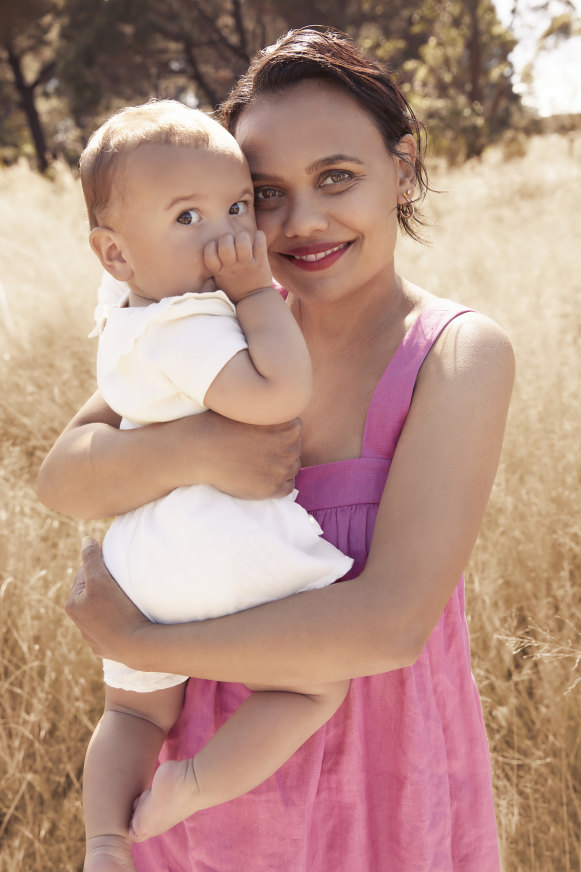 Miranda wears Oroton sundress, $549. Grace wears Country Road dress, $70. 