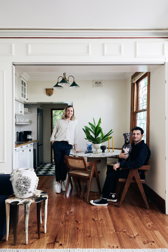 “Having lived in and fallen in love with the space, purchasing the home directly from the owners felt ‘meant to be’,” says Corey Ashford (right).
