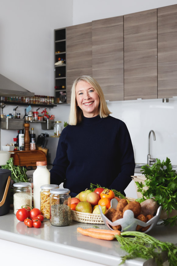 Katy Barfield runs Yume, an online commercial-scale enterprise connecting buyers with food at risk 
of going to waste.