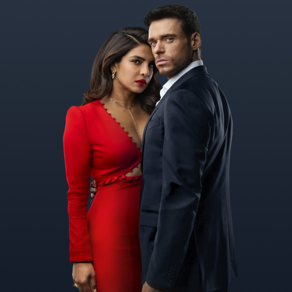 Priyanka Chopra Jonas and Richard Madden play Citadel agents Nadia Sinh and Mason Kane.