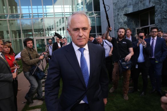 Malcolm Turnbull targeted Tony Abbott's economic leadership, as well as his Newspoll record. 