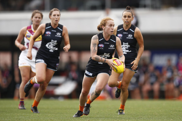Tilly Lucas-Rodd in action against Brisbane