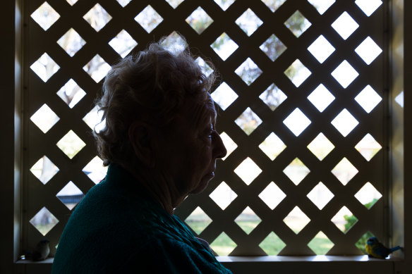 Marian Pearson at her house in the former Gordon Estate in Dubbo.