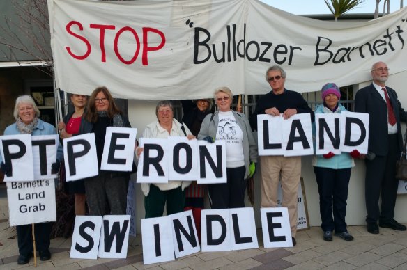 Residents battled to save Crown land, classified Bush Forever, in Point Peron from being developed into a canal housing estate. 