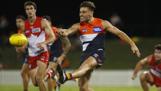 Stephen Coniglio collected plenty of the football.