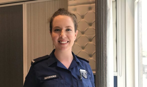 Laura Harrison, a paramedic of five years, has responded to emergency situations by herself.