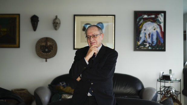 Alan Dershowitz is famed as a lion of the American left.