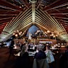 The soaring Gotham City ceiling at Bennelong.